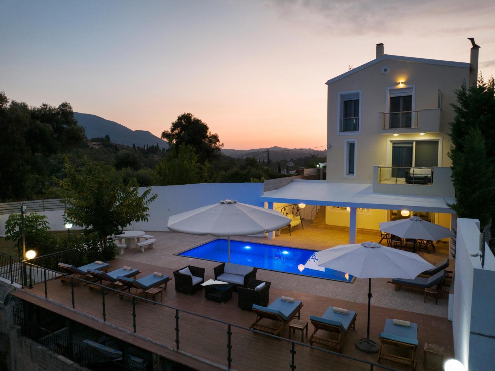 Luxury Villa Alexandros Corfu Perama  Eksteriør billede